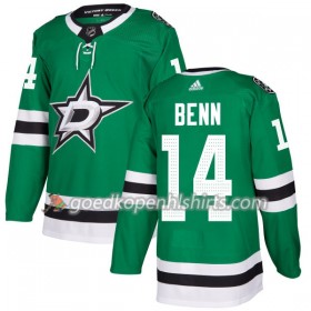 Dallas Stars Jacket Jamie Benn 14 Adidas 2017-2018 Groen Authentic Shirt - Mannen